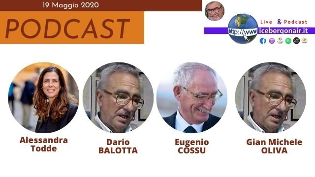 19 maggio 2020 con Alessandra Todde, Dario balotta, Eugenio Cossu e Gian Michele Oliva
