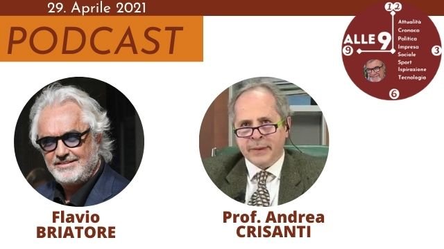 Episodio nr 53, ospiti Flavio Briatore e il Prof. Andrea Crisanti