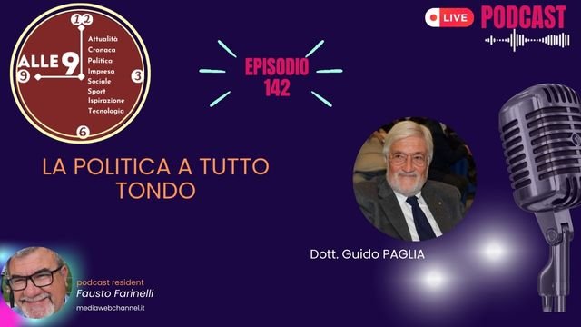 Episodio nr 142 ospite il giornalista Guido Paglia.