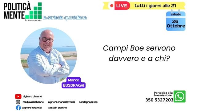 politicamente la strisci quotidiana, Campi boe ad Alghero: servono davvero e a chi.