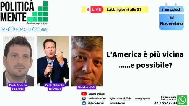 politicamente, la striscia: L’america è più vicina…e possibile?