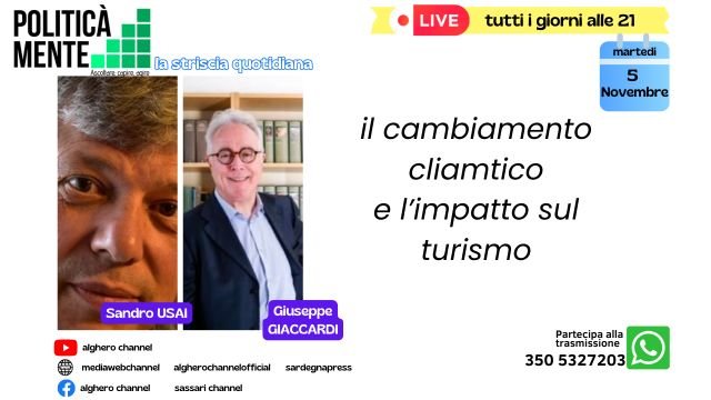 politicamente la striscia quotidiana: il cambiamento climatico e il suo impatto sul turismo.